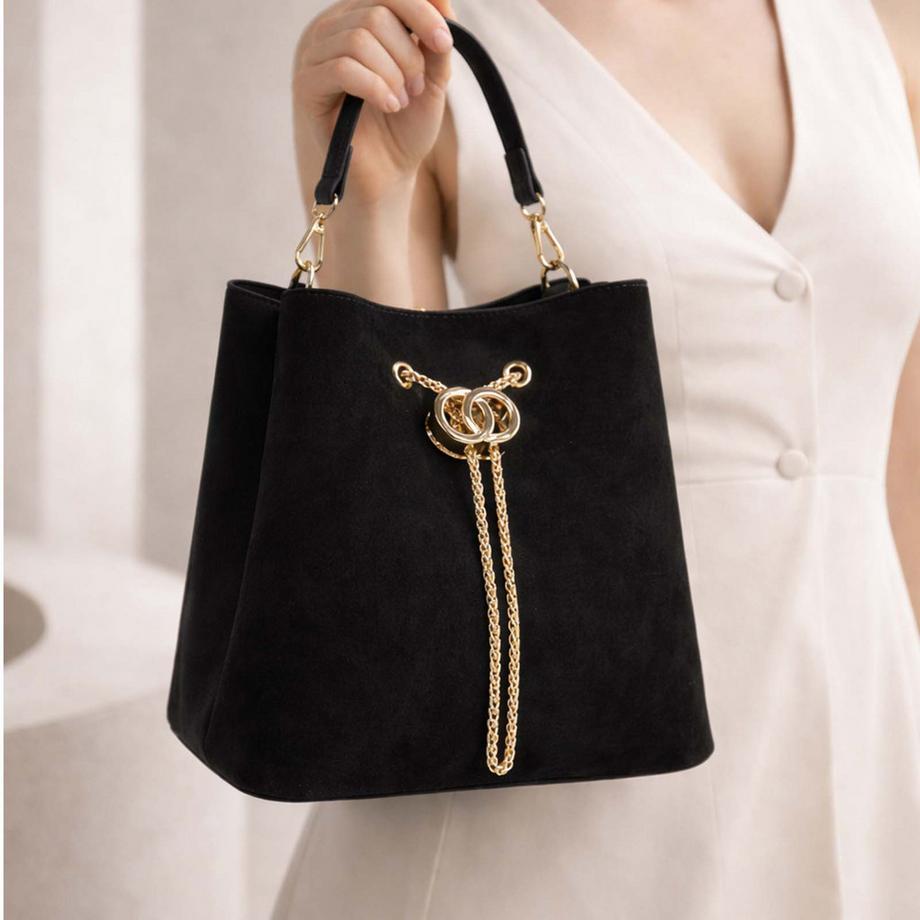Gallantry Sac Seau pour Femme Finition Suédine  