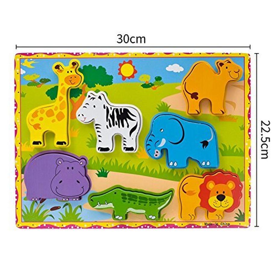 Activity-board  Erste Lernspielzeug Holzpuzzle Tiere Spiel 