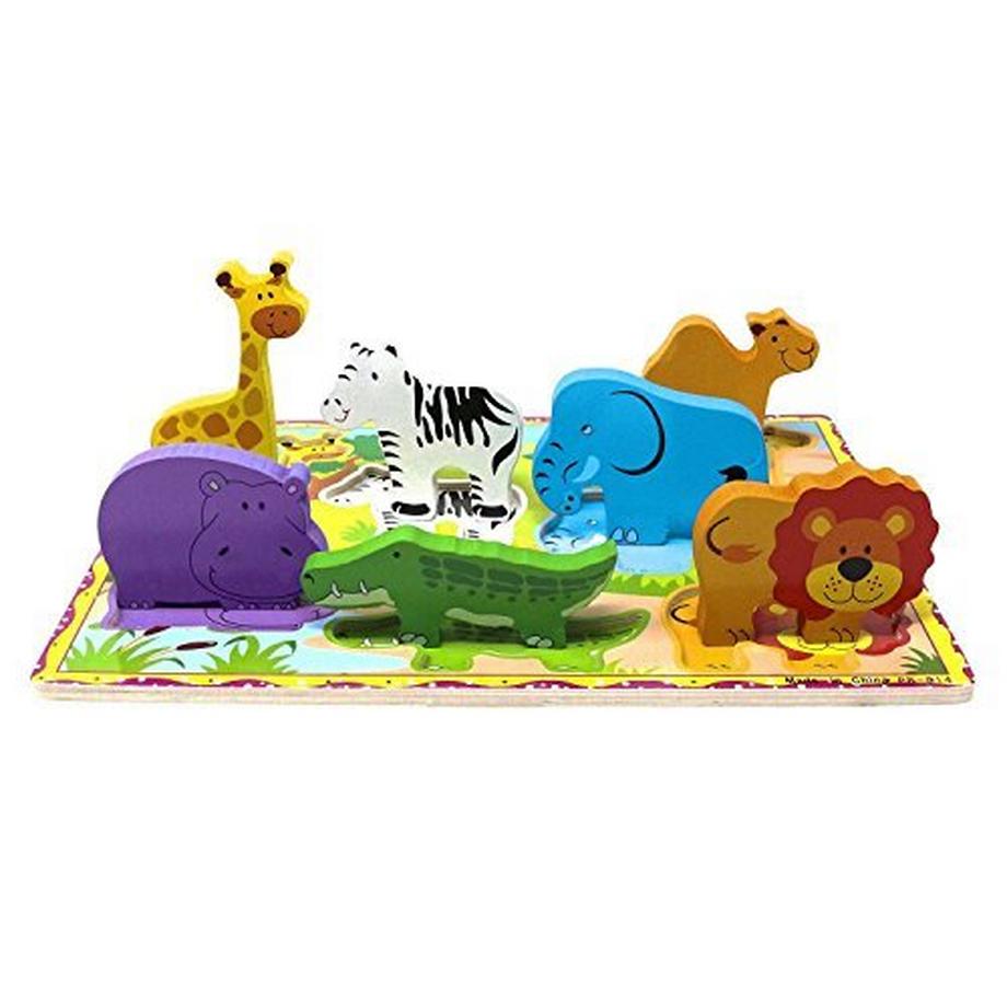 Activity-board  Erste Lernspielzeug Holzpuzzle Tiere Spiel 