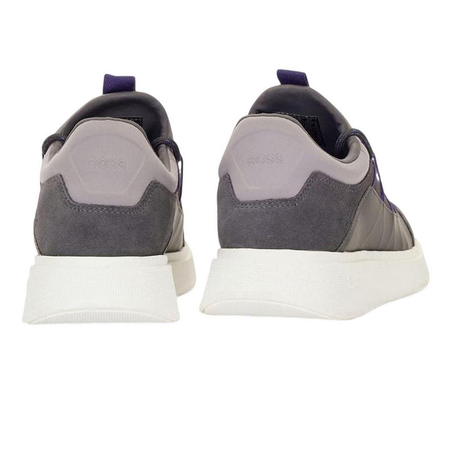 BOSS Leder Sneaker Niedrig Geschnitten  