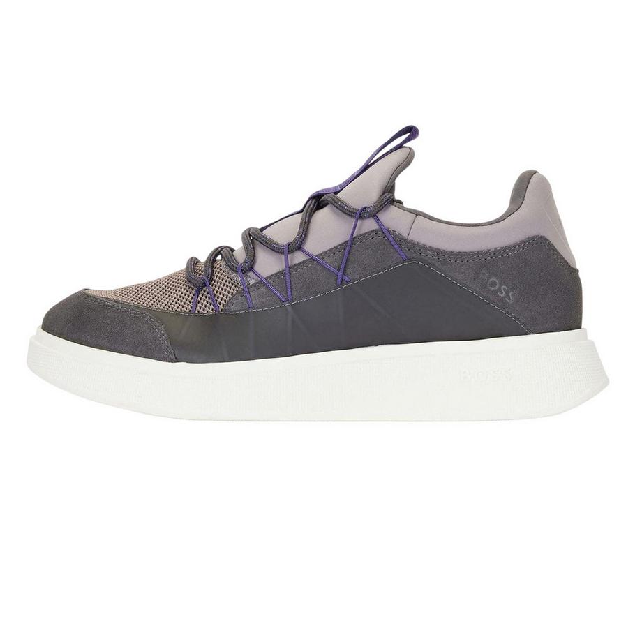 BOSS Leder Sneaker Niedrig Geschnitten  
