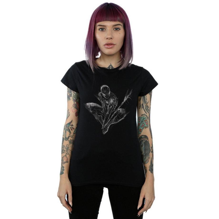 MARVEL Spider-Man Sketch Grafico T-Shirt  