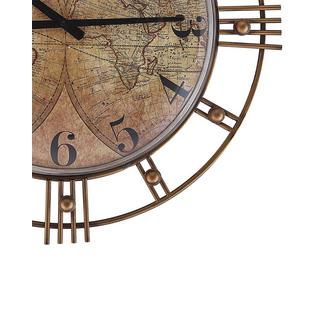 Beliani Horloge murale en Verre Rétro LANCY  