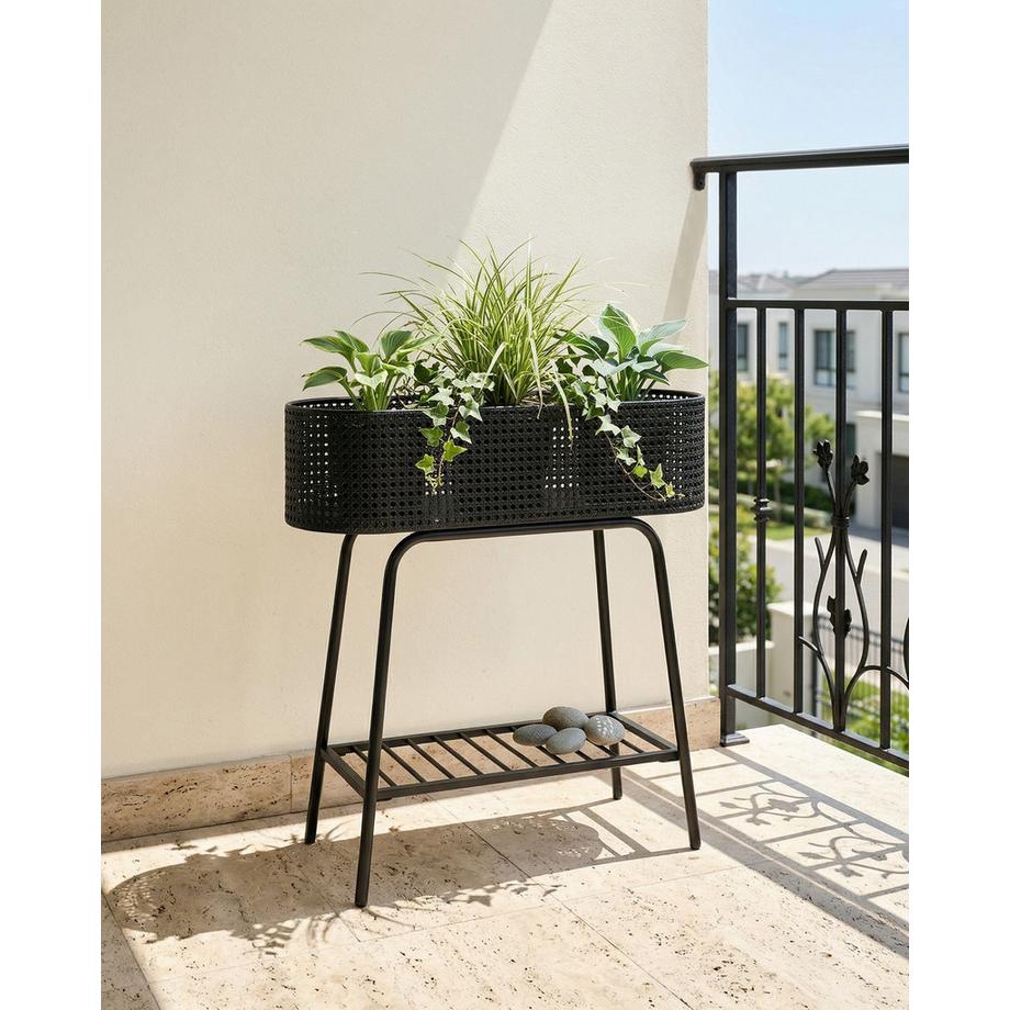 Beliani Support de pots en Métal Moderne LINNAEA  
