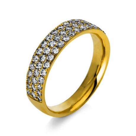MUAU Schmuck  Ring 750/18K Gelbgold Diamant 0.87ct. 