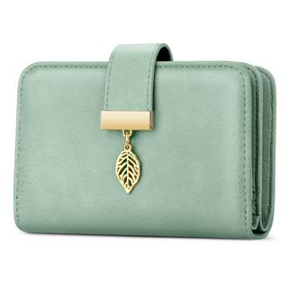 Only-bags.store Portafoglio in pelle Protezione RFID 18 scomparti per carte Cerniera a catena Cordino  