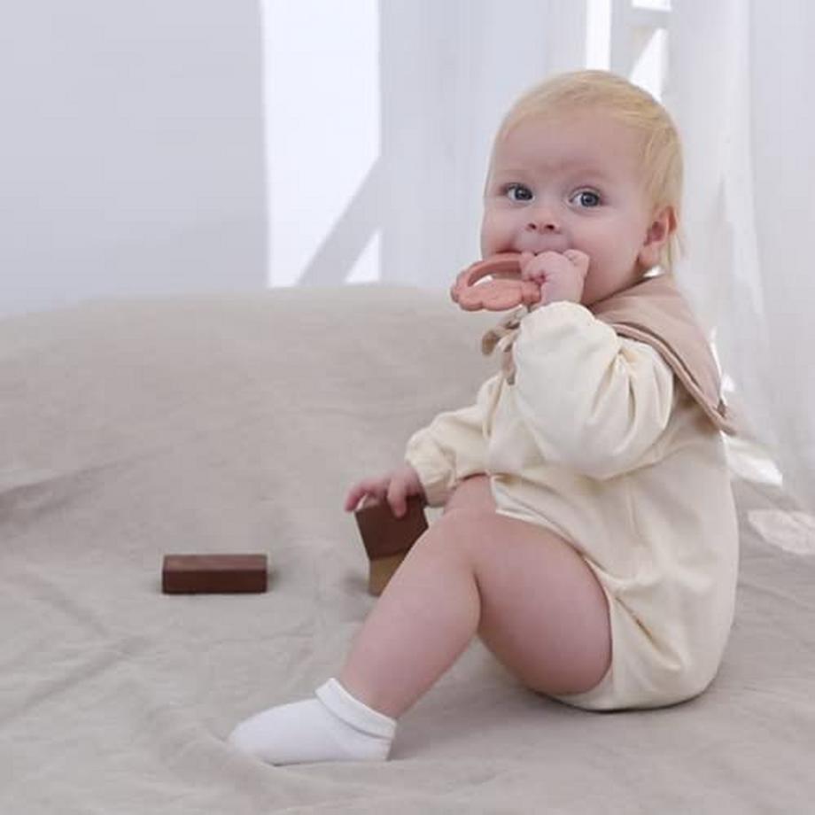 Activity-board  Anneau de dentition bébé en silicone, aide à la dentition bébé 