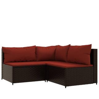 VidaXL Garten lounge set poly-rattan  