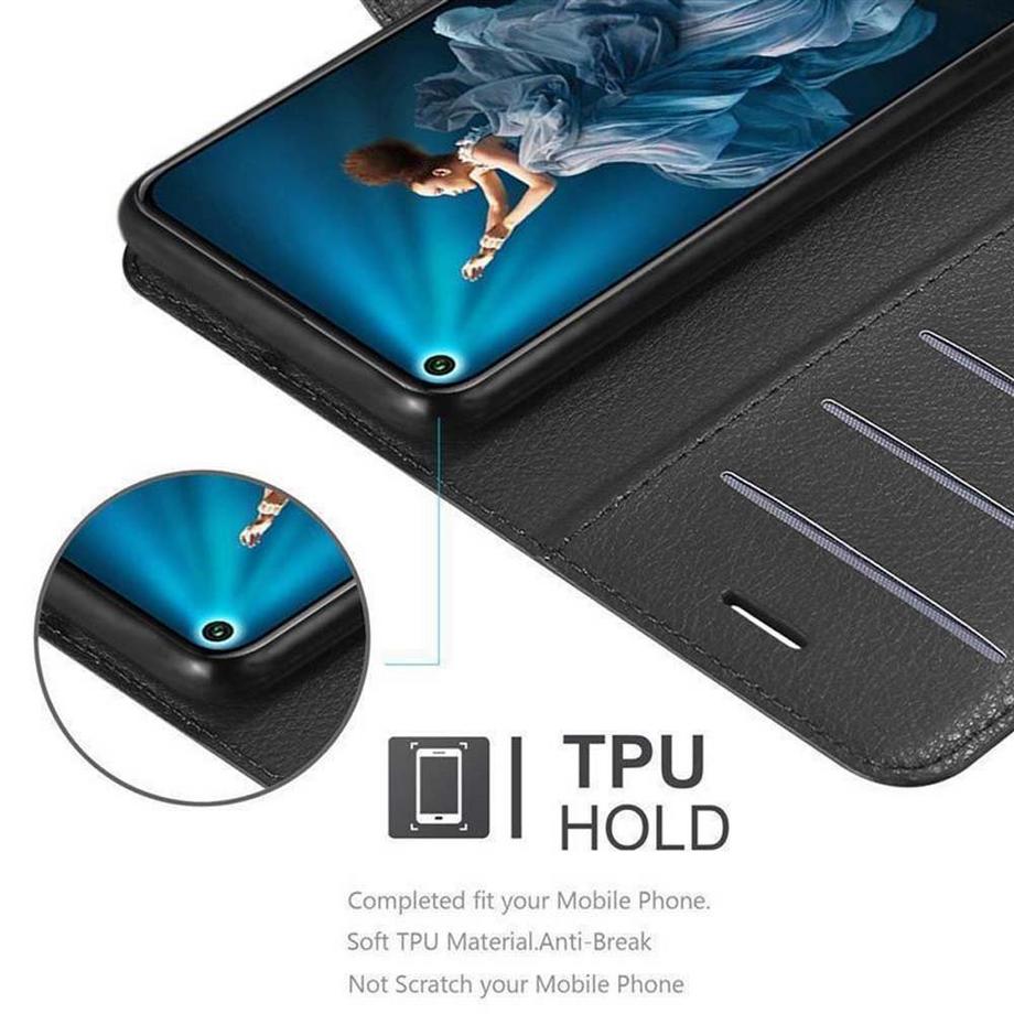 Cadorabo  Housse compatible avec Honor 20 / 20S / Huawei NOVA 5T - Coque de protection avec fermeture magnétique, fonction de support et compartiment pour carte 