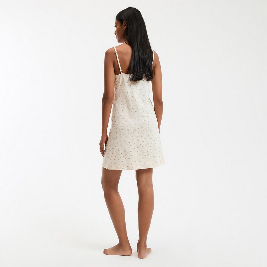 La Redoute Collections Spitzenmasche Negligé Reine Baumwolle  