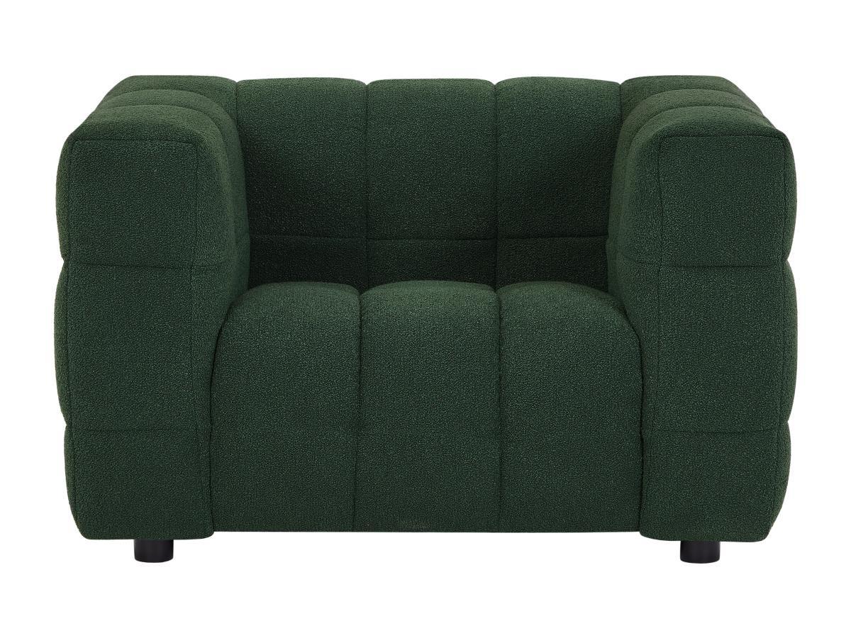 PASCAL MORABITO Fauteuil en tissu bouclette vert LERICI de Pascal Morabito  