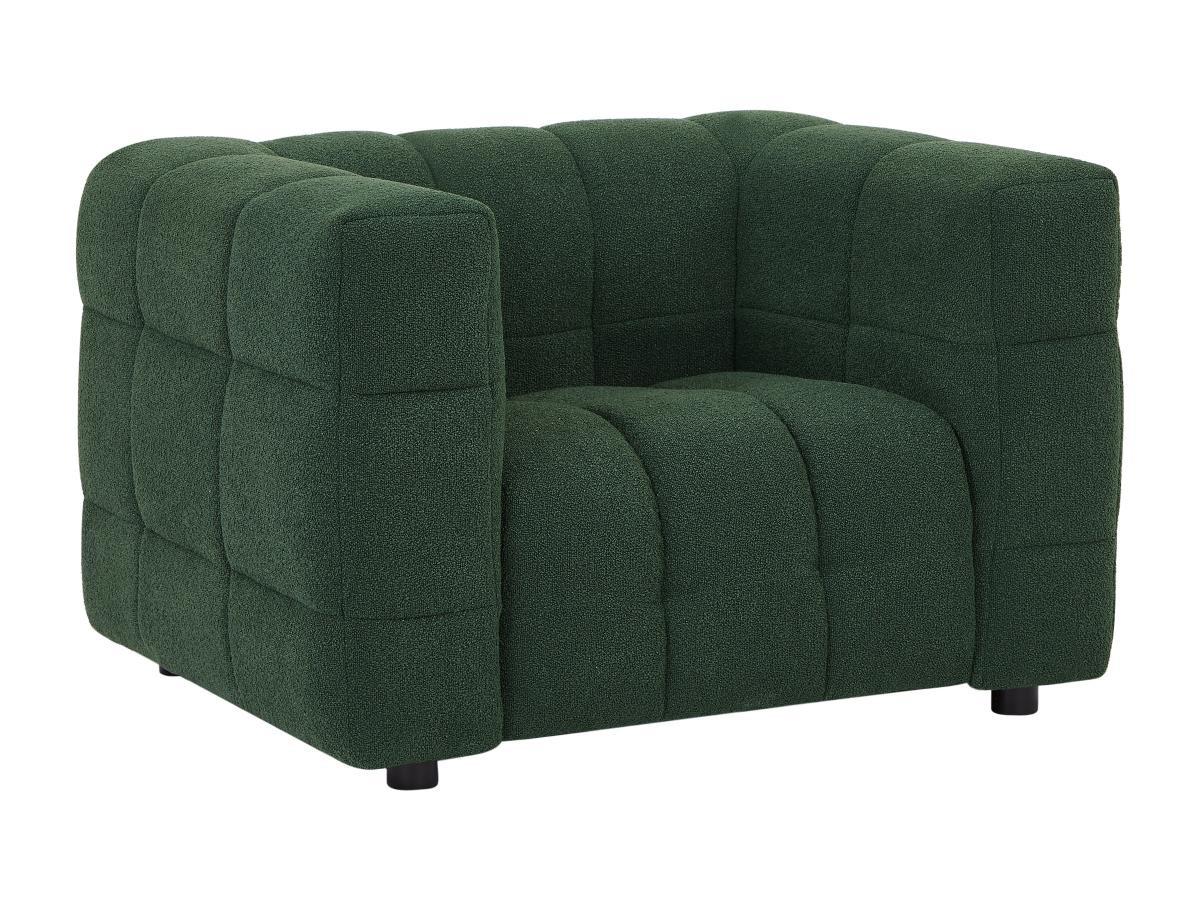 PASCAL MORABITO Fauteuil en tissu bouclette vert LERICI de Pascal Morabito  