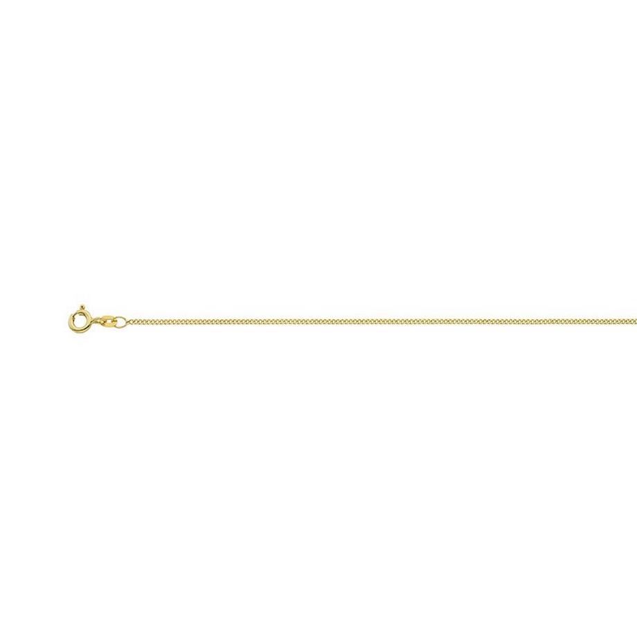 Collier panzer or jaune 585, 1.4mm, 40cm