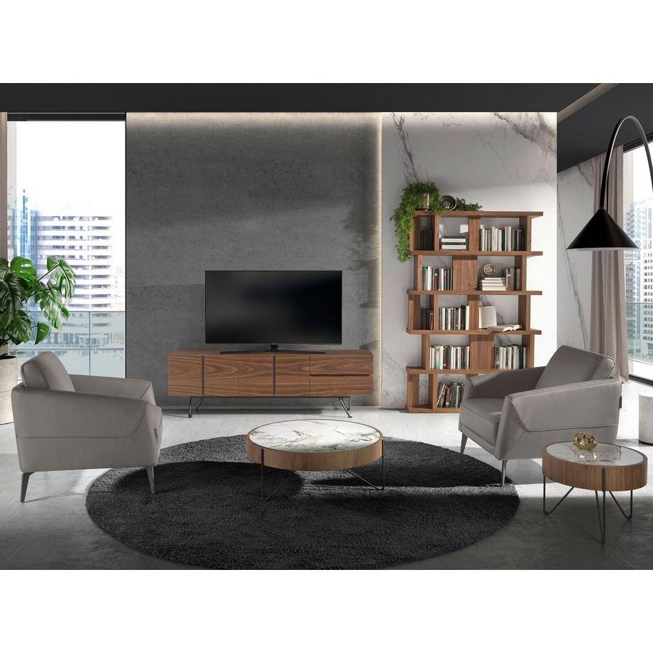 ANGEL CERDA Regal aus Walnussholz  