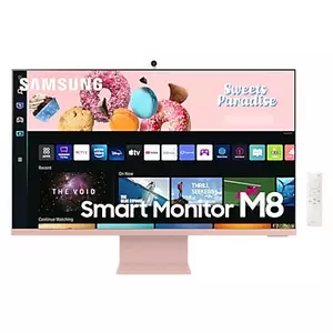 S32BM80PUU Computerbildschirm 81,3 cm (32") 3840 x 2160 Pixel 4K Ultra HD LED Pink, Weiß