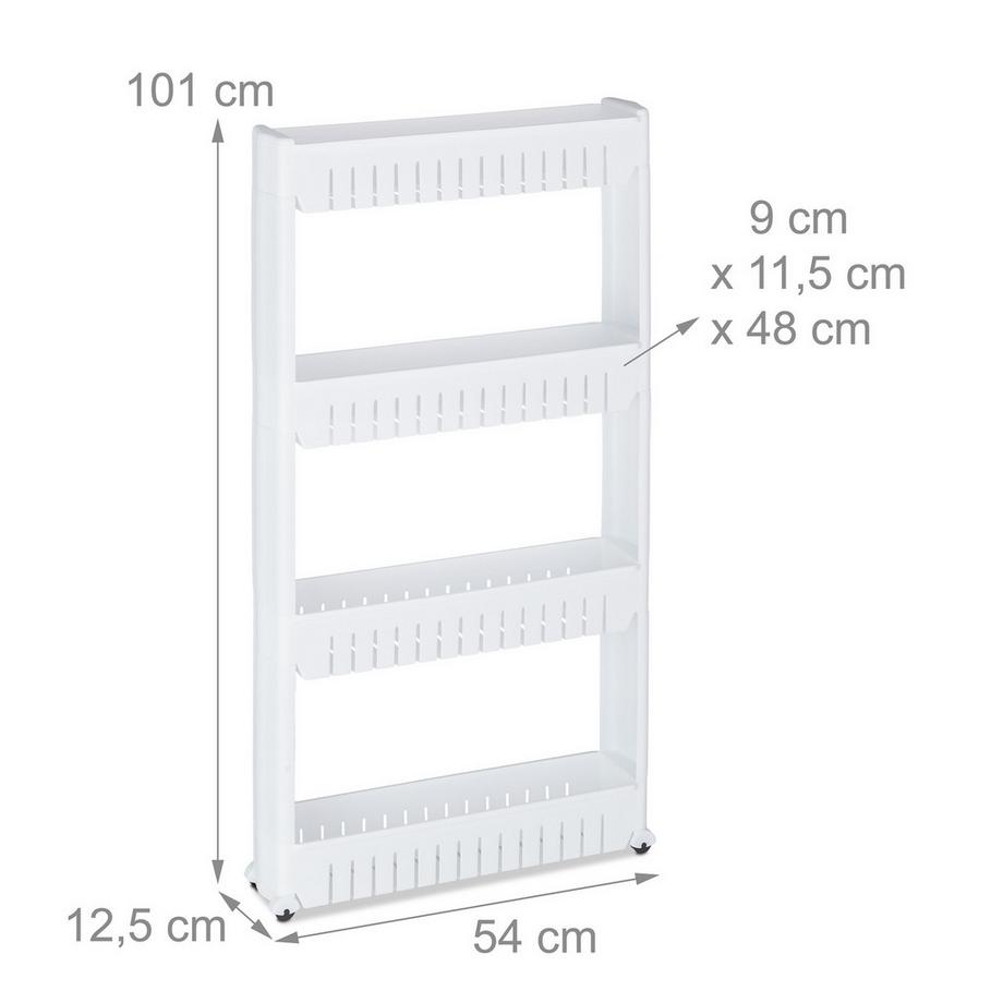 B2X Schmaler Wagen mit 4 Böden  