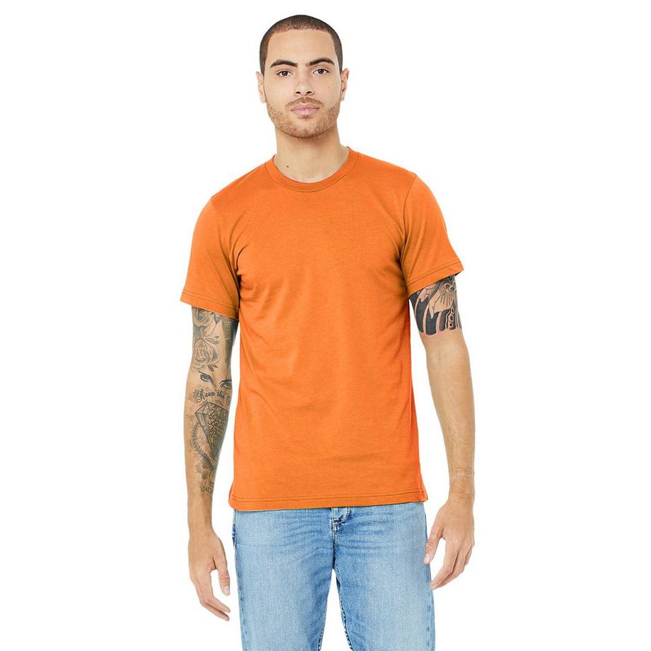 Bella + Canvas Canvas Maglietta Jersey Girocollo Maniche Corte  