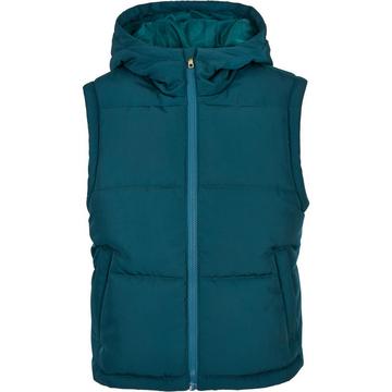 damen-daunenjacke aus recyceltem twill gt