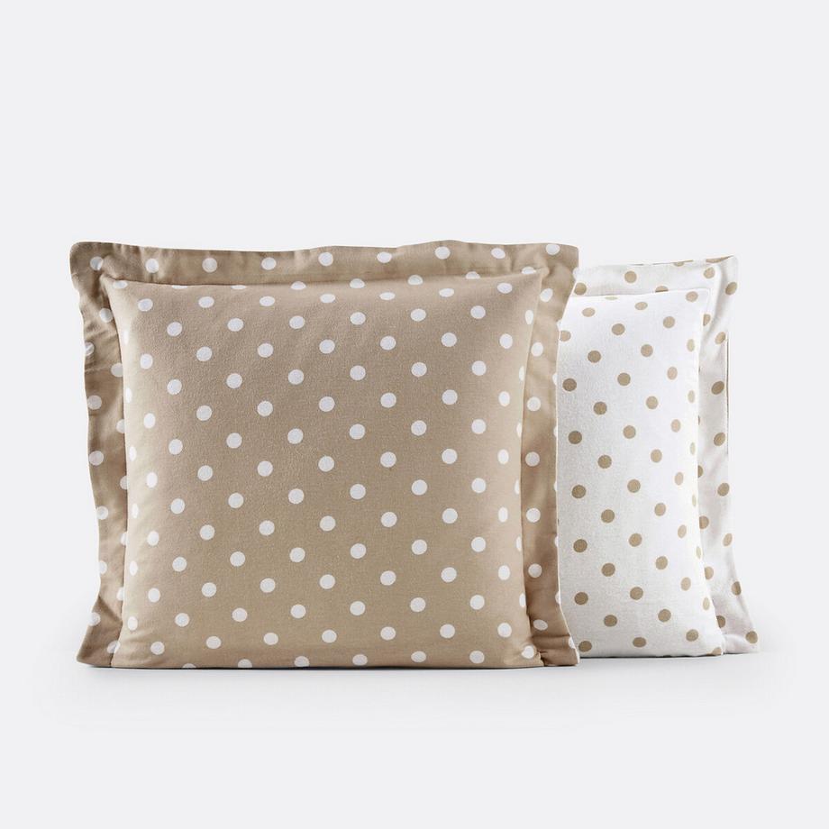 La Redoute Intérieurs Taie d'oreiller Clarisse Flanelle à Pois  