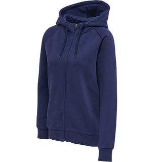 Hummel  kapuzenpullover mit reißverchlu, damen red heavy 