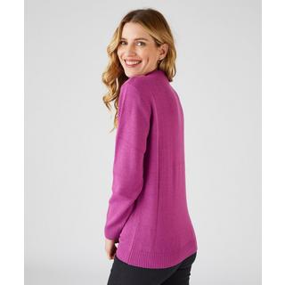 Damart  Pull col rond maille jersey souple. 