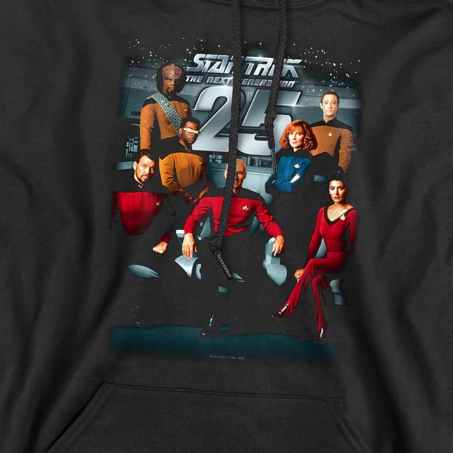 Star Trek Felpa con cappuccio 25th Anniversary  