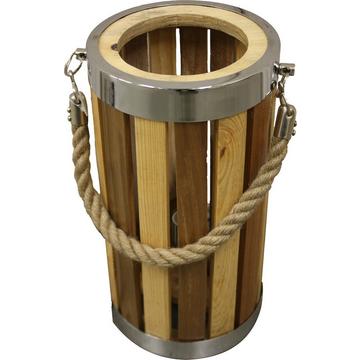 Lampe de table pin chromé 30cm