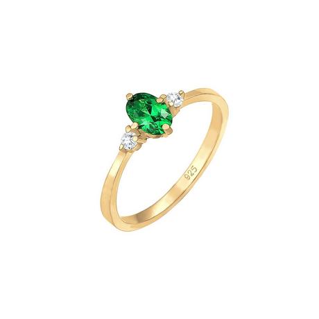 Elli  Ring Zirkonia Kristalle 