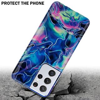 Cadorabo  Housse compatible avec Samsung Galaxy S21 ULTRA - Coque de protection en silicone TPU avec motif mosaïque 