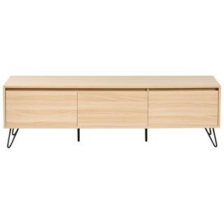 Beliani Meuble TV en Panneau de particules de bois Minimaliste CARDIGAN  