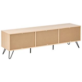 Beliani Meuble TV en Panneau de particules de bois Minimaliste CARDIGAN  