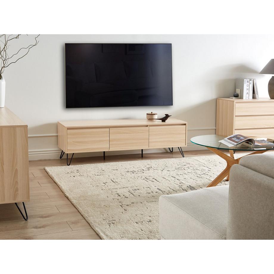 Beliani TV-Möbel aus Faserplatte Minimalistisch CARDIGAN  