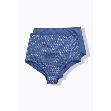 Culottes extra-hautes Bellieva, lot de 2, empiècement sur le ventre