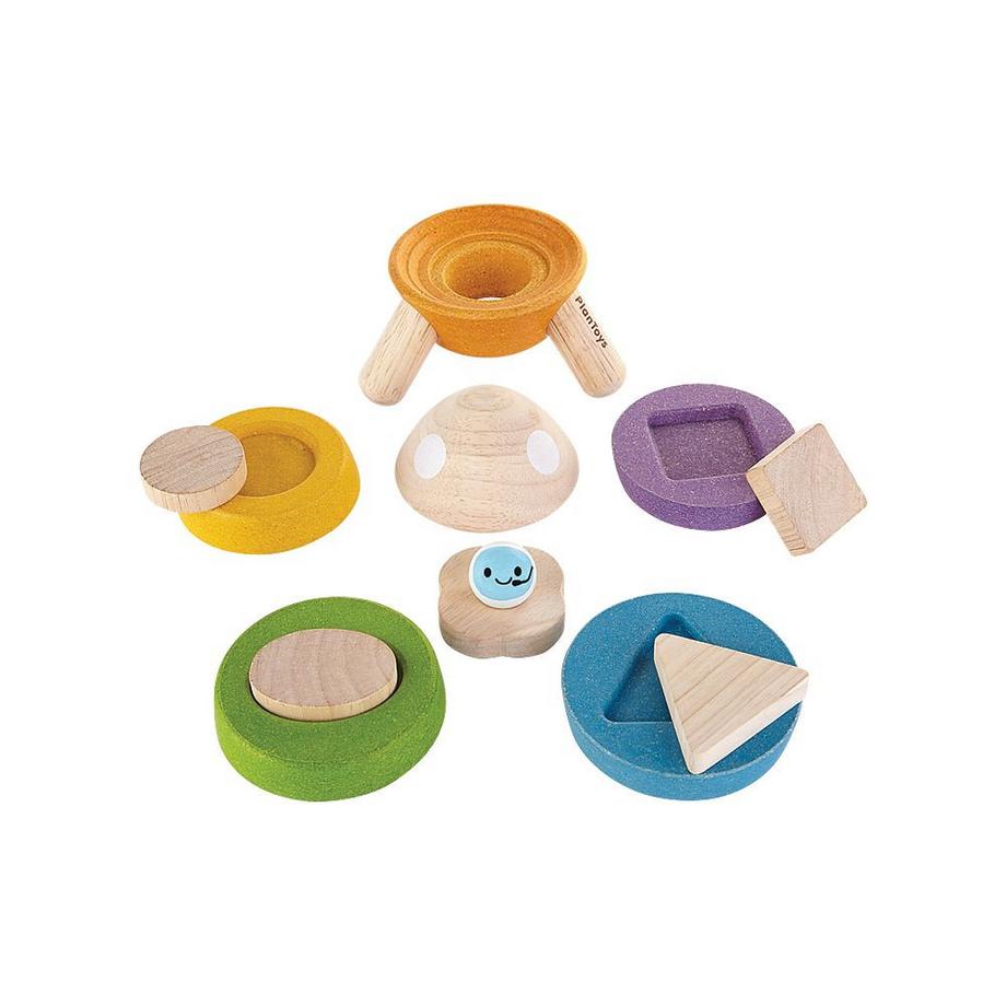 Plantoys  PlanToys Holzspielzeug Rakete stapeln 