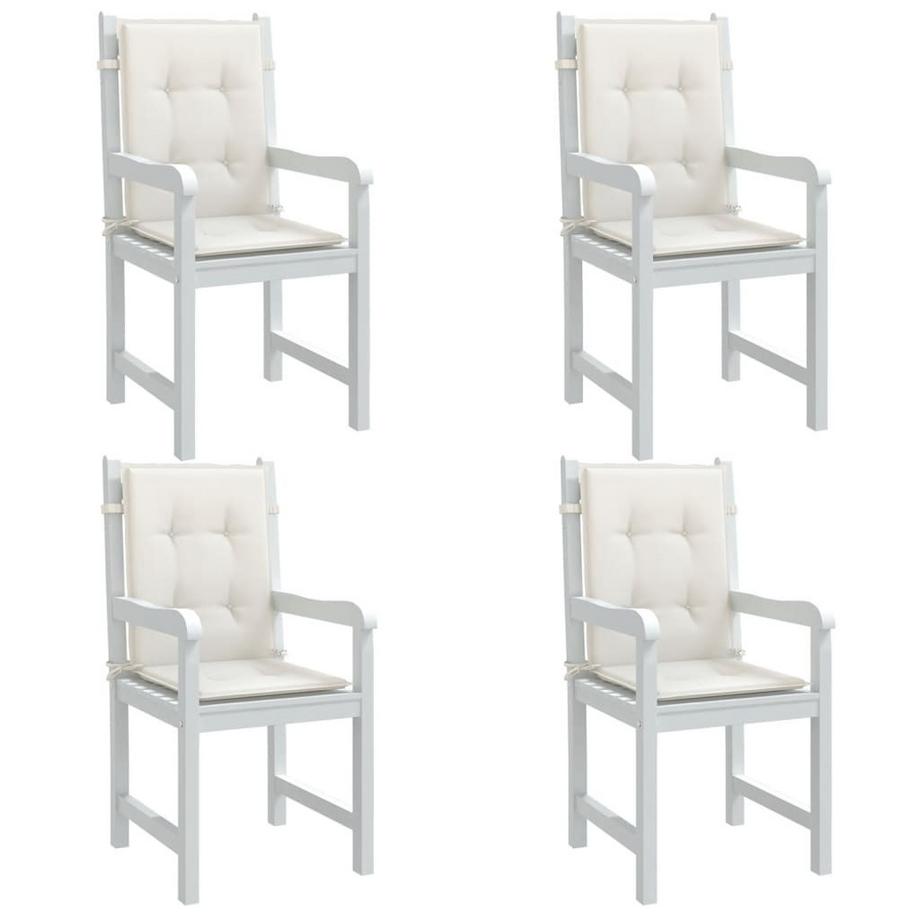 VidaXL Gartenstuhlauflage für niedriglehner gewebe  