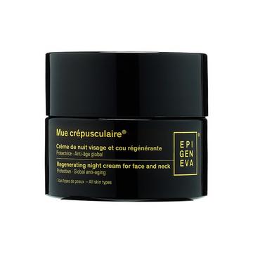 Regenerierende Nachtcreme Gesicht und HalsSchützender Globales Anti-Aging - Mue crépusculaire®