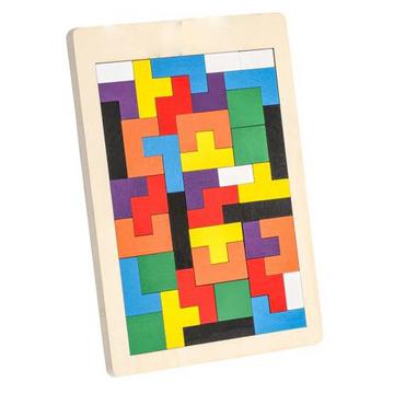 Boîte à puzzle en bois, puzzle, jouet d'apprentissage créatif, favorise l'imagination spatiale et la pensée logique, jouet d'apprentissage en forme de puzzle.