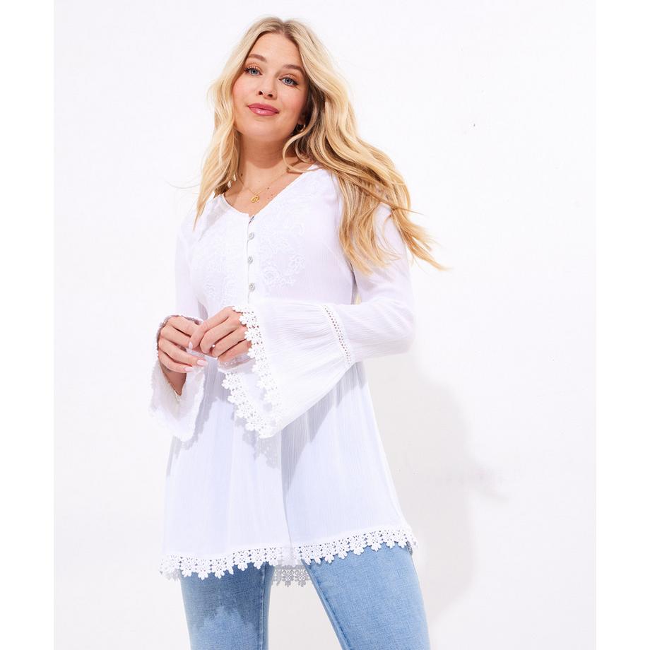 Joe Browns Tunique Brodée Finition Dentelle  