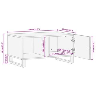 VidaXL Couchtisch holz  