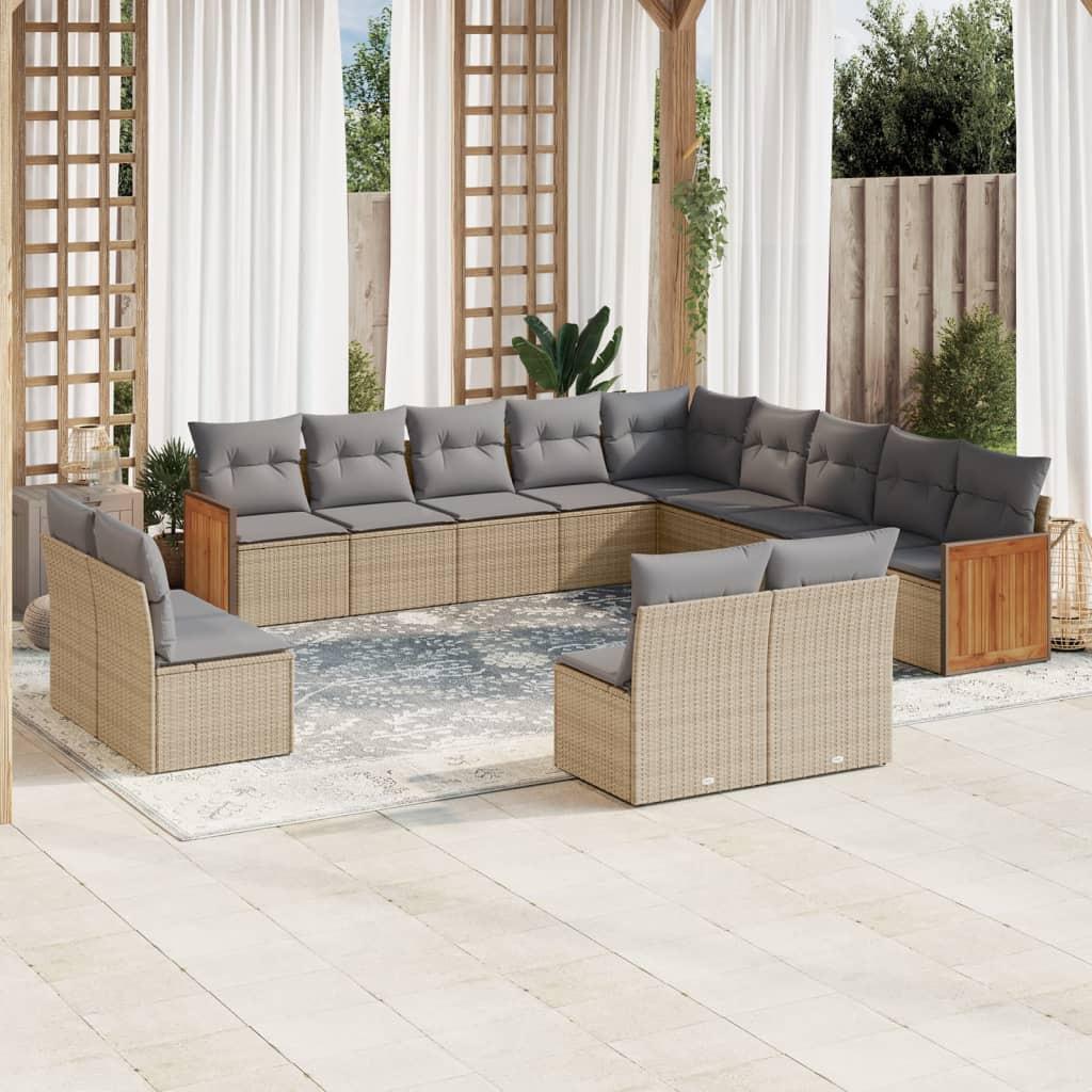 VidaXL Garten sofagarnitur poly-rattan  