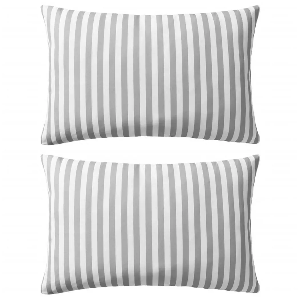 VidaXL - Oreiller d'extérieur polyester, One Size, Gris
