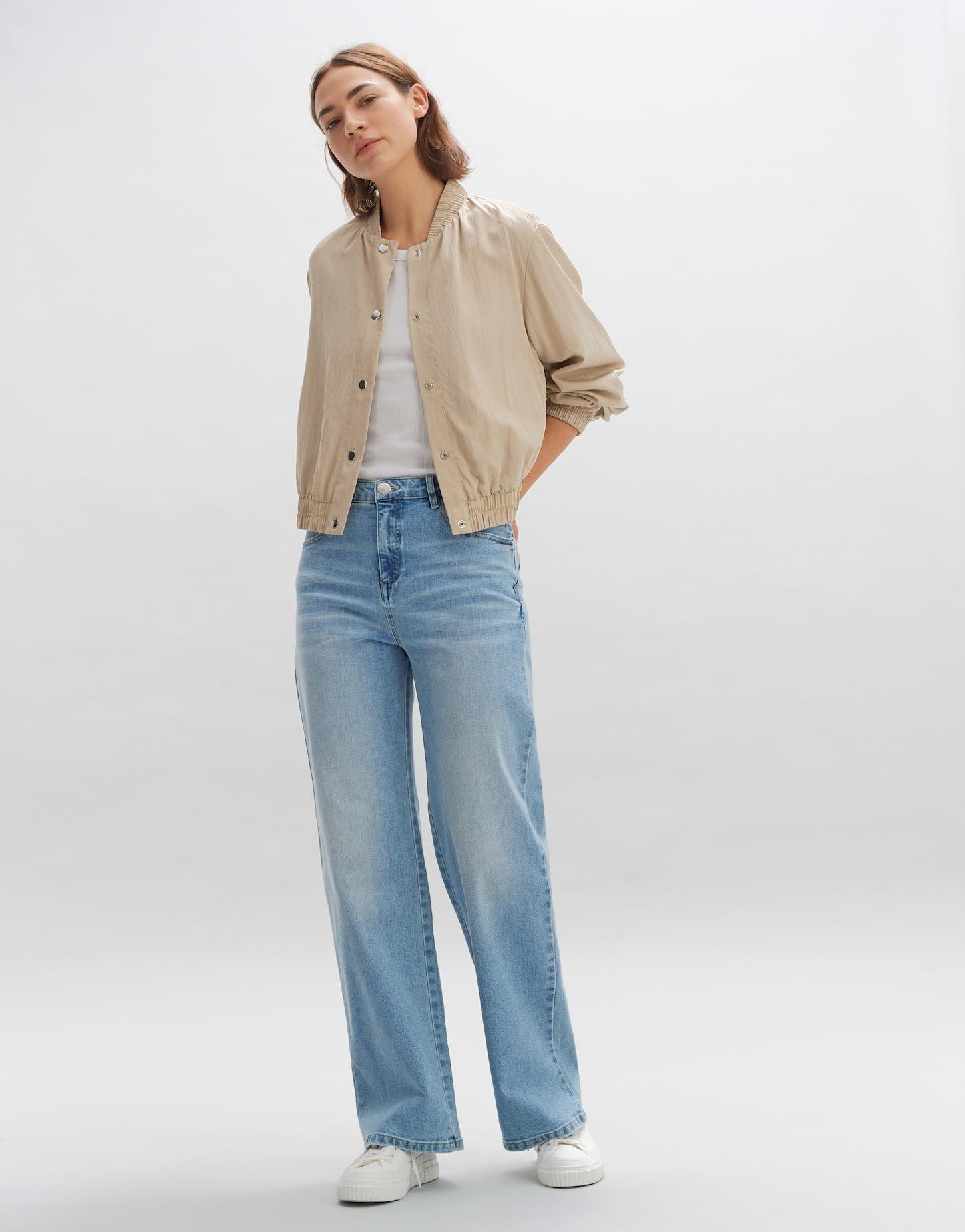 OPUS  Wide Leg Jeans Mivy coupe droite 