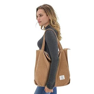 Only-bags.store Cord Tasche Umhängetasche Reissverschluss Gross Shopper Tote Handtasche  