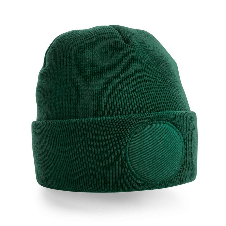 Beechfield Berretto a Maglia con Toppa  