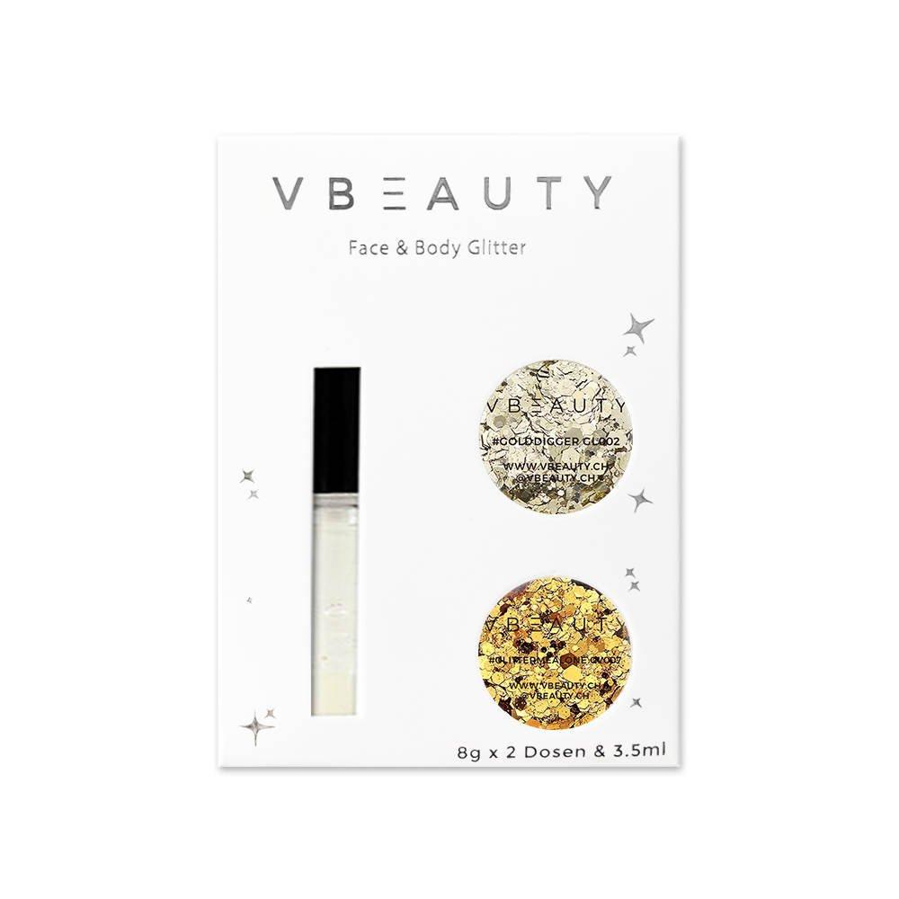 VBEAUTY  Chunky Glitter Set #Gold Edition 