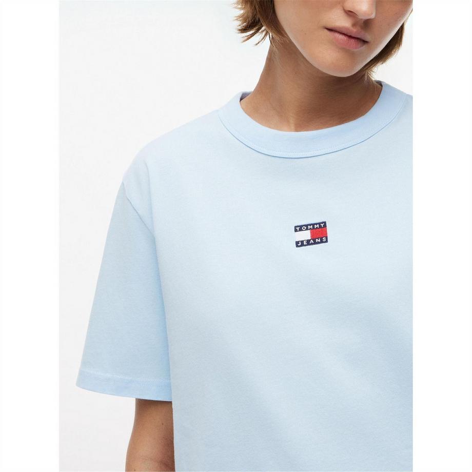 TOMMY JEANS  T-Shirt, Kurz Geschnitten, 