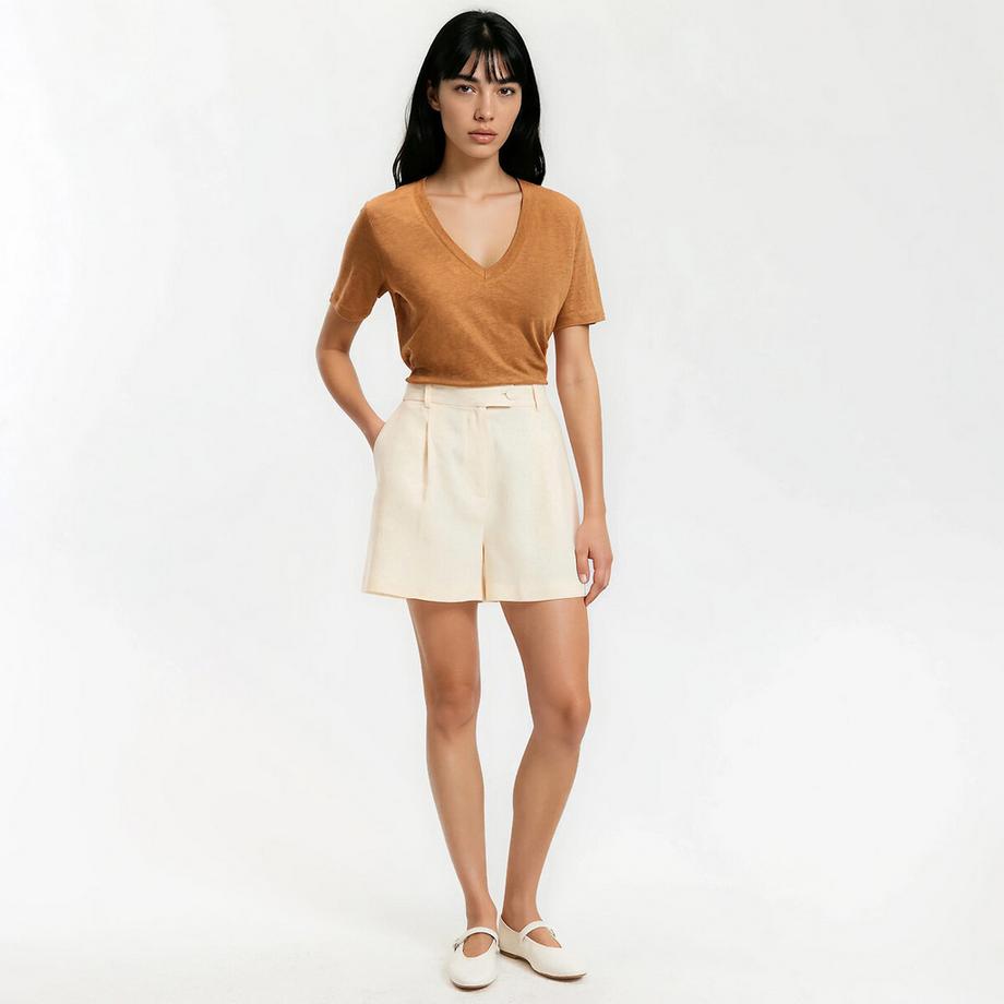 La Redoute Collections T-Shirt aus Leinen  