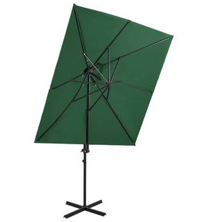 VidaXL Parasol de jardin en porte-à-faux  