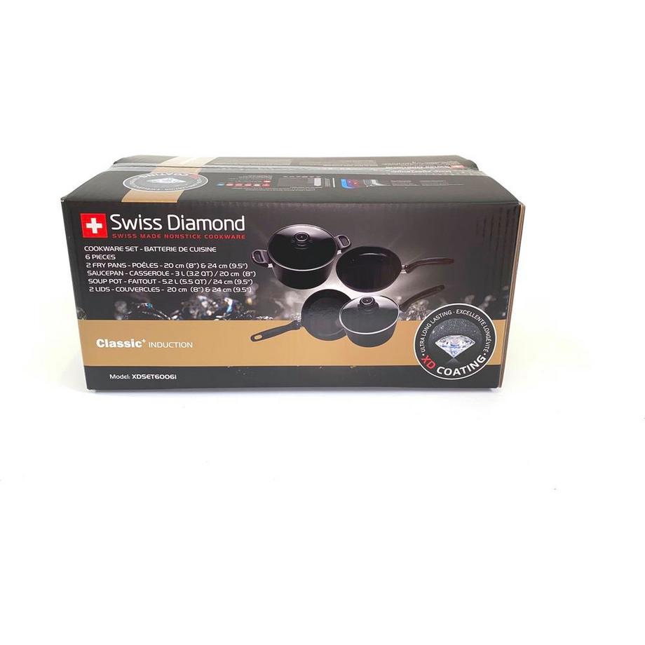 Swiss Diamond 6er-Set XD Classic + Induktion  