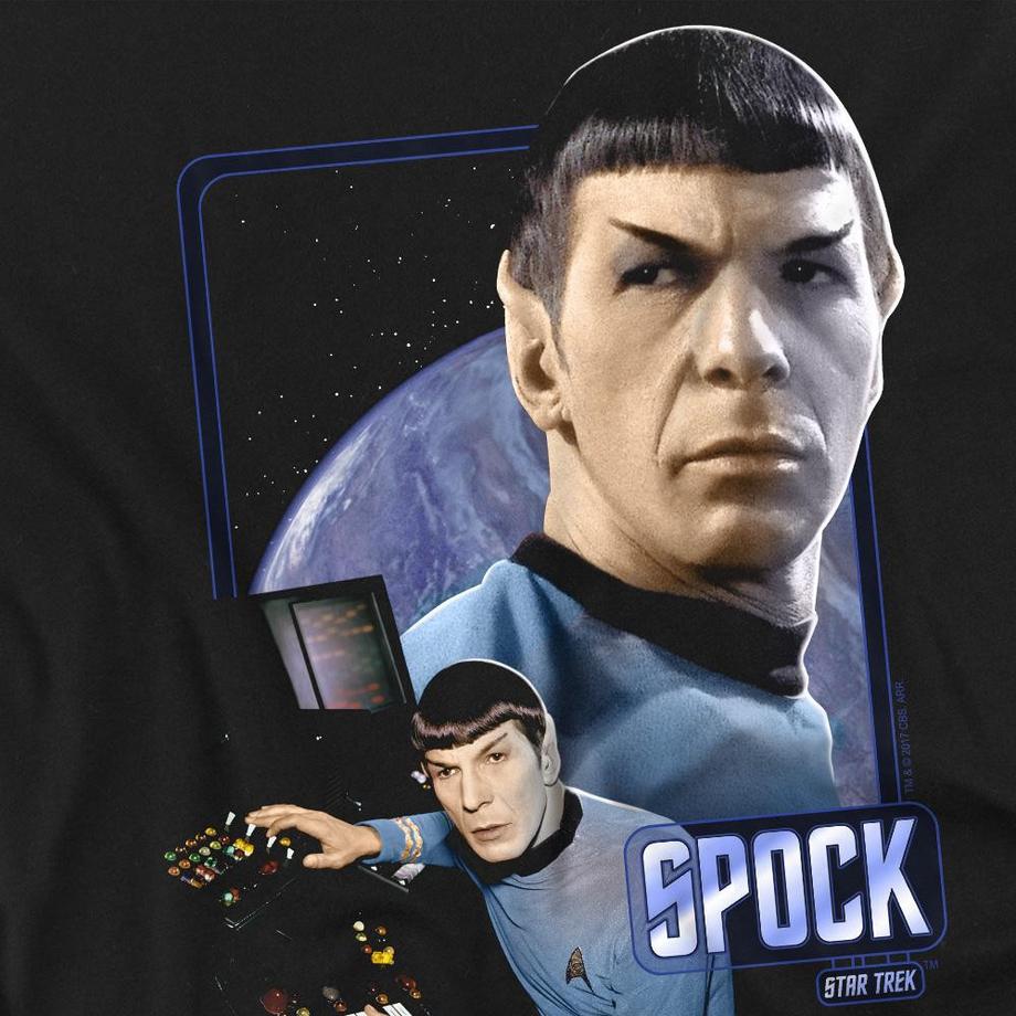 Star Trek Star Trek Spock T-Shirt Stampa Grafica  